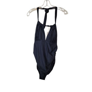 East Elegant New with Tag Maternity Swimwear One Piece Tie Closure Black Medium